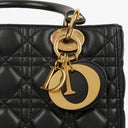 Christian Dior Medium Lady Dior Black Cannage Quilted Leather &nbsp;Bag