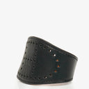 Hermès Black Leather Evelyne Bracelet