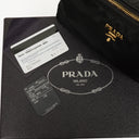 Prada Black Tessuto and Saffiano Leather Shoulder Bag