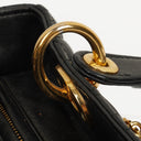 Christian Dior Medium Lady Dior Black Cannage Quilted Leather &nbsp;Bag