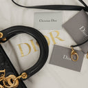 Christian Dior Medium Lady Dior Black Cannage Quilted Leather &nbsp;Bag
