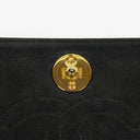 Chanel Classic Full Flap Bag Black Quilted Leather 24K Gold-Plated Hardware