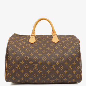 Louis Vuitton Speedy 35 Monogram Canvas Handbag