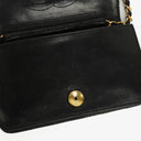 Chanel Classic Full Flap Bag Black Quilted Leather 24K Gold-Plated Hardware