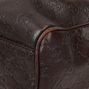 Gucci Guccissima Dark Brown Leather Sukey Hobo Bag