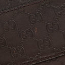 Gucci Guccissima Dark Brown Leather Sukey Hobo Bag