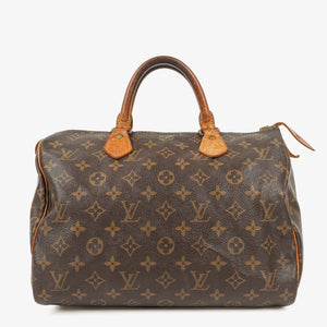 Louis Vuitton Speedy 30 Monogram Canvas Handbag