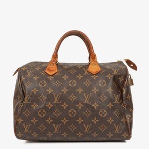 Louis Vuitton Speedy 30 Monogram Canvas Handbag