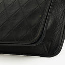 Chanel Classic Full Flap Bag Black Quilted Leather 24K Gold-Plated Hardware