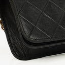 Chanel Classic Full Flap Bag Black Quilted Leather 24K Gold-Plated Hardware