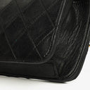 Chanel Classic Full Flap Bag Black Quilted Leather 24K Gold-Plated Hardware
