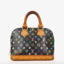 Louis Vuitton Black Monogram Multicolor Alma PM Handbag