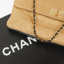 Chanel Vintage Double Sided Bi-Colour Chocolate Ba Quilted Lambskin 2.55 Reissue Flap Bag