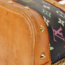 Louis Vuitton Black Monogram Multicolor Alma PM Handbag