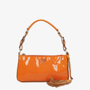 Prada Orange Patent Leather Handbag