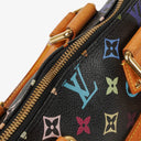 Louis Vuitton Black Monogram Multicolor Alma PM Handbag