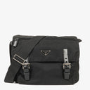 Prada Tessuto Black Nylon Shoulder Bag