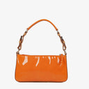 Prada Orange Patent Leather Handbag