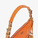 Prada Orange Patent Leather Handbag
