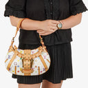 Louis Vuitton x Takashi Murakami White Monogram Multicolor Leonor Bag
