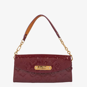 Louis Vuitton Monogram Vernis Amarante Sunset Boulevard Bag