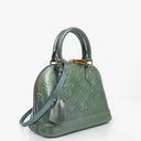 Louis Vuitton Alma BB Givre Monogram Vernis Leather Bag