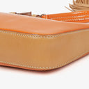 Prada Orange Patent Leather Handbag