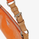 Prada Orange Patent Leather Handbag