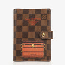 Louis Vuitton Illustre Trunks & Locks Bordeaux Limited Edition Damier Canvas Small Ring Agenda Cover