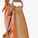 Prada Orange Patent Leather Handbag