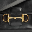 Céline Vintage Crécy Black Leathe Shoulder Bag