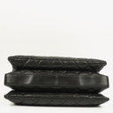 Chanel Black Quilted Lambskin Maxi 3 Accordion Flap Bag