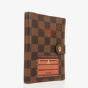 Louis Vuitton Illustre Trunks & Locks Bordeaux Limited Edition Damier Canvas Small Ring Agenda Cover
