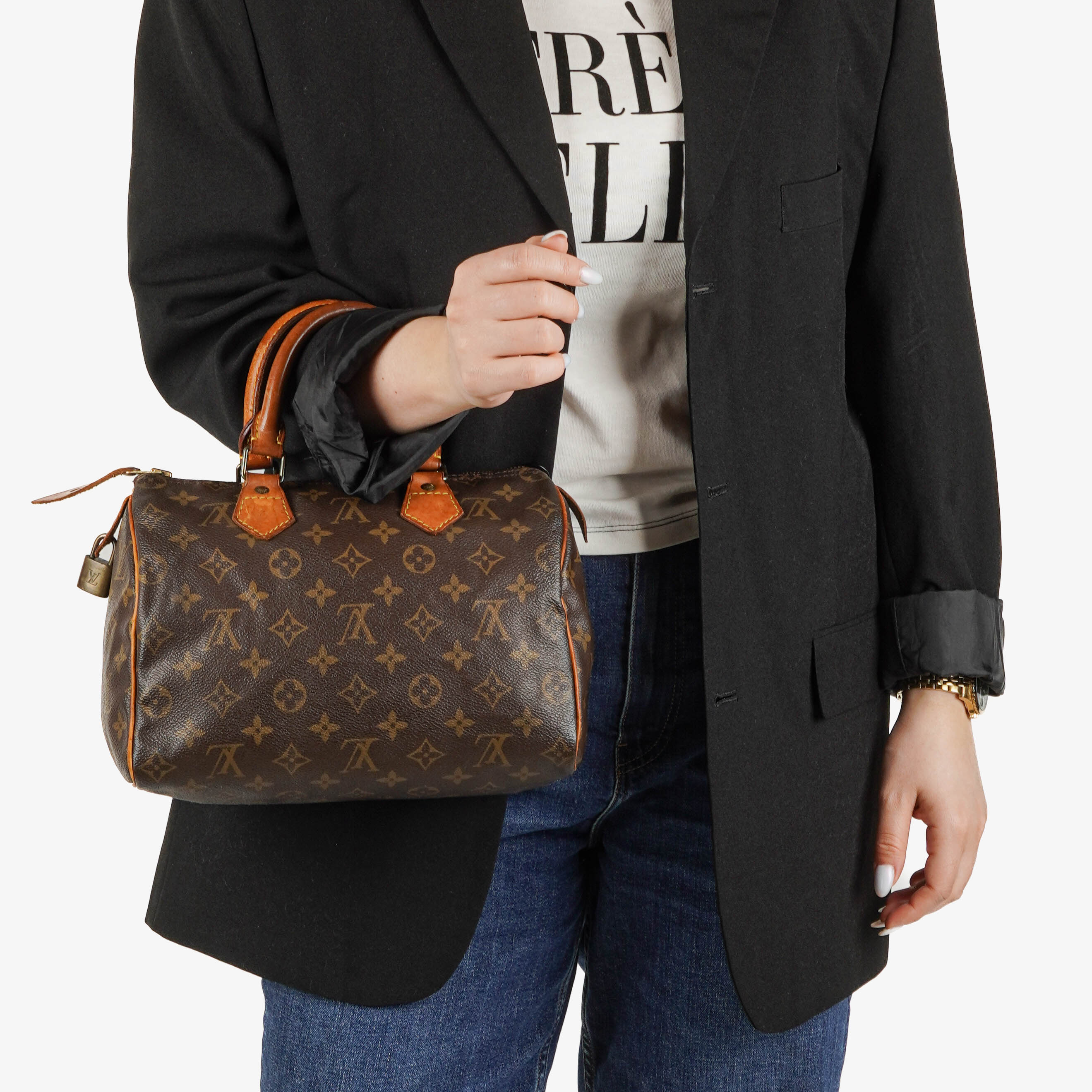 Borsa Louis Vuitton Speedy 25 in Tela Monogram