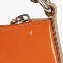 Prada Orange Patent Leather Handbag