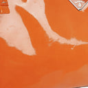 Prada Orange Patent Leather Handbag