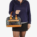 Louis Vuitton Black Monogram Multicolor Alma PM Handbag