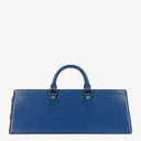 Louis Vuitton Triangle Blue EPI Leather Handbag