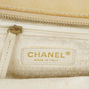 Chanel Vintage Canvas Marshmallow CC Tote