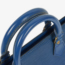 Louis Vuitton Triangle Blue EPI Leather Handbag
