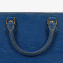Louis Vuitton Triangle Blue EPI Leather Handbag