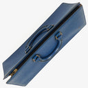 Louis Vuitton Triangle Blue EPI Leather Handbag
