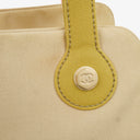 Chanel Vintage Canvas Marshmallow CC Tote