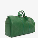 Louis Vuitton Keepall 50 Green EPI Leather Travel Bag