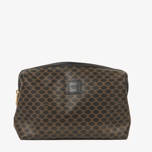 Celine Macadam Coated Canvas Cosmetic Pouch