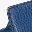 Louis Vuitton Triangle Blue EPI Leather Handbag