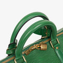 Louis Vuitton Keepall 50 Green EPI Leather Travel Bag
