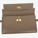 Hermès Kelly Longue Etoupe Epsom Leather Wallet