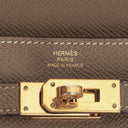 Hermès Kelly Longue Etoupe Epsom Leather Wallet