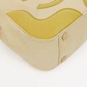 Chanel Vintage Canvas Marshmallow CC Tote